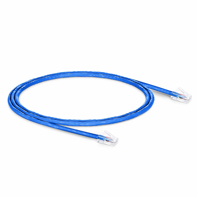 SFPS 3ft (0.9m) Cat6 24AWG Non-booted Unshielded (U/UTP) PVC CM Ethernet Network Patch Cable, Blue