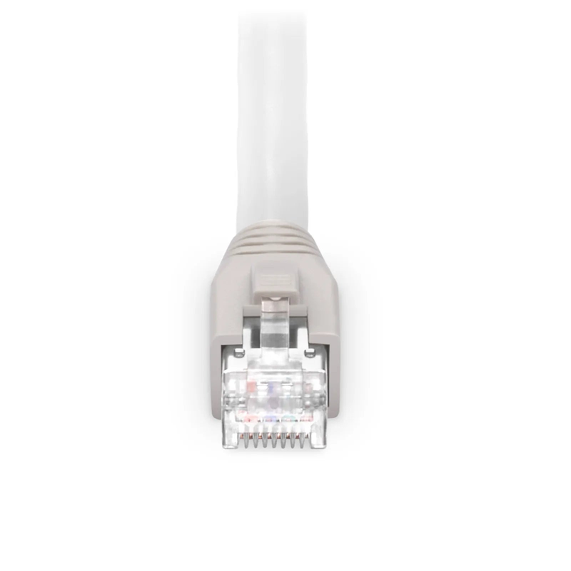 SFPS 3ft (0.9m) Cat8 24AWG Snagless Shielded (S/FTP) PVC CM Ethernet Network Patch Cable, PoE++, 40G, 2GHz, Off-White