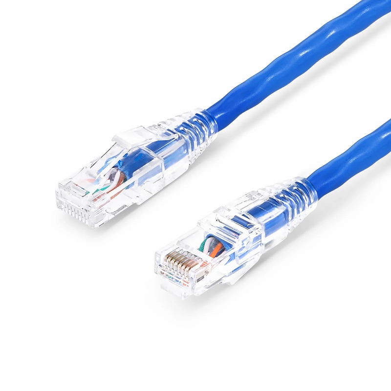 SFPS 12ft (3.7m) Cat6 24AWG Snagless Unshielded (U/UTP) PVC CM Ethernet Network Patch Cable, Blue, (5pcs/pack)