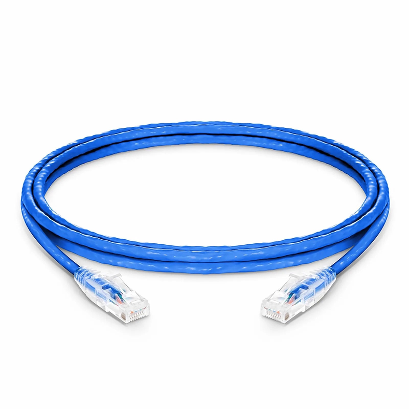 SFPS 7ft (2.1m) Cat6 24AWG Snagless Unshielded (U/UTP) PVC CM Ethernet Network Patch Cable, Blue