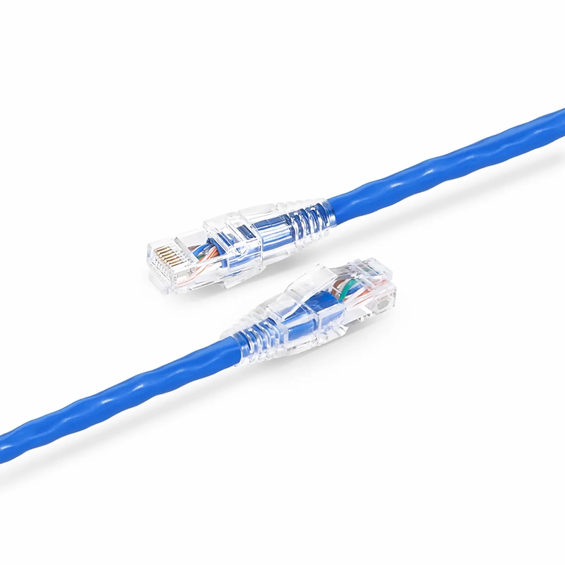 SFPS 6in (0.15m) Cat6 24AWG Snagless Unshielded (U/UTP) PVC CM Ethernet Network Patch Cable, Blue