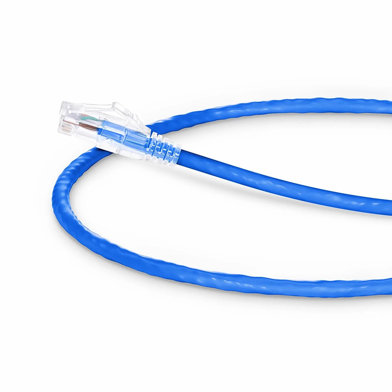 SFPS 1ft (0.3m) Cat6a 24AWG Snagless Unshielded (U/UTP) LSZH Ethernet Network Patch Cable, Blue