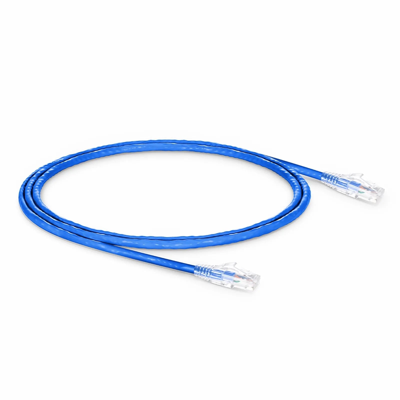 SFPS 3ft (0.9m) Cat6a 24AWG Snagless Unshielded (U/UTP) LSZH Ethernet Network Patch Cable, Blue