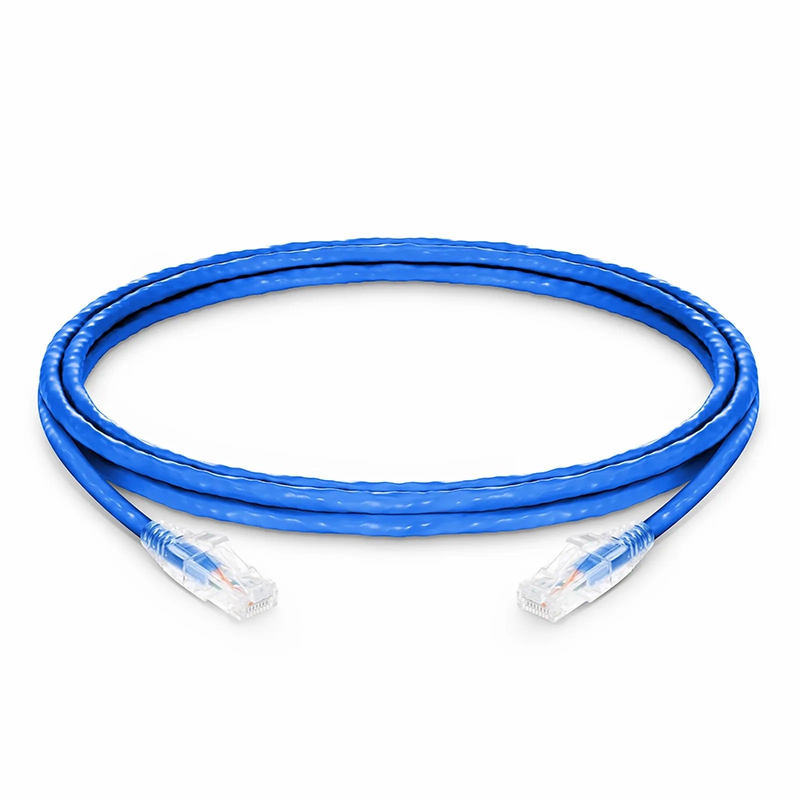 SFPS 10ft (3.0m) Cat6a 24AWG Snagless Unshielded (U/UTP) LSZH Ethernet Network Patch Cable, Blue