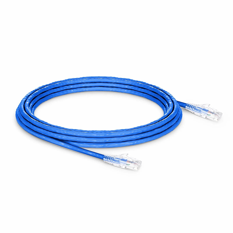 SFPS 16ft (4.9m) Cat6a 24AWG Snagless Unshielded (U/UTP) LSZH Ethernet Network Patch Cable, Blue