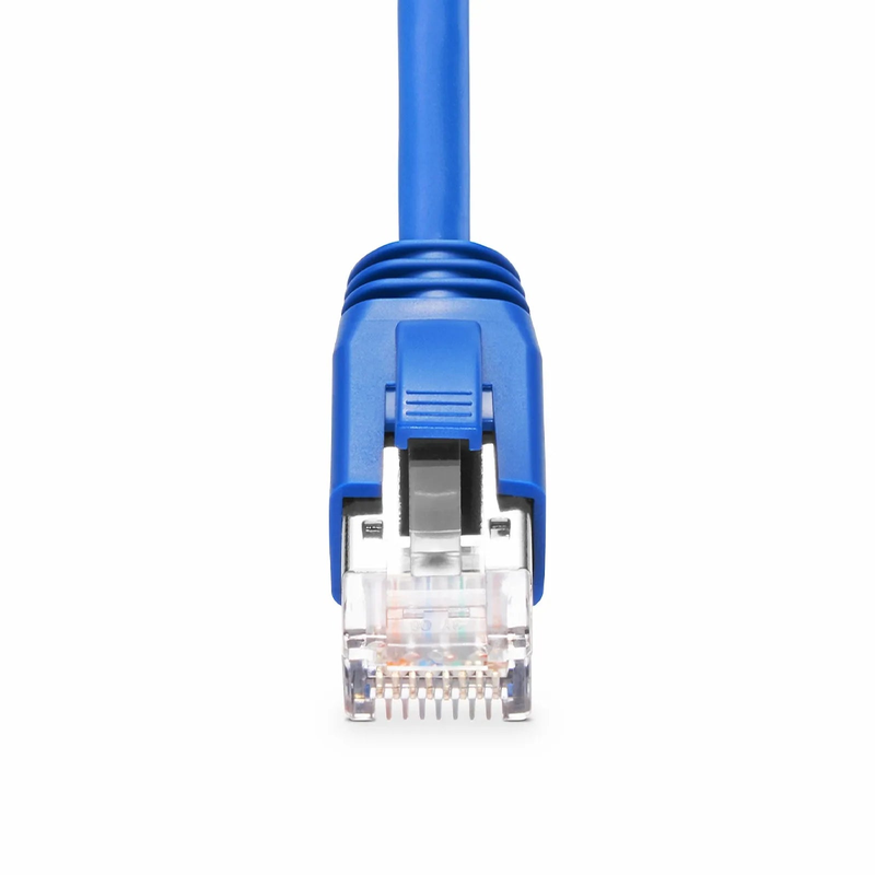 SFPS 33ft (10m) Cat6a 23AWG Snagless Shielded (F/FTP) LSZH Ethernet Network Patch Cable, Blue