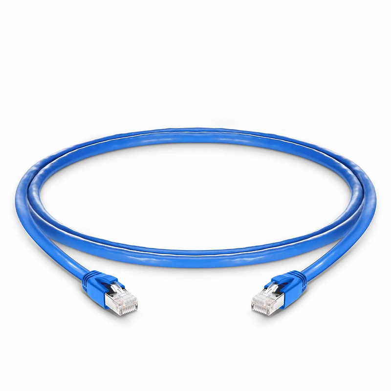 SFPS 4ft (1.2m) Cat6a 23AWG Snagless Shielded (F/FTP) LSZH Ethernet Network Patch Cable, Blue