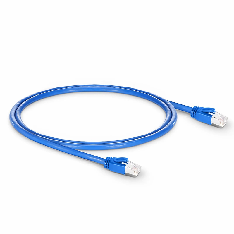 SFPS 4ft (1.2m) Cat6a 23AWG Snagless Shielded (F/FTP) LSZH Ethernet Network Patch Cable, Blue