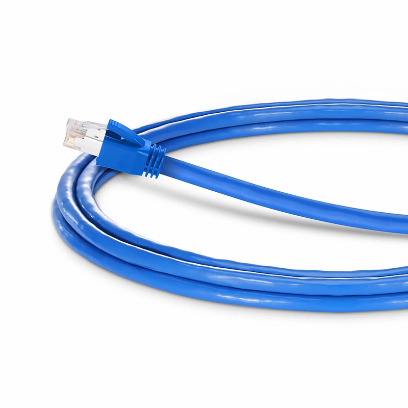 SFPS 5ft (1.5m) Cat6a 23AWG Snagless Shielded (F/FTP) LSZH Ethernet Network Patch Cable, Blue