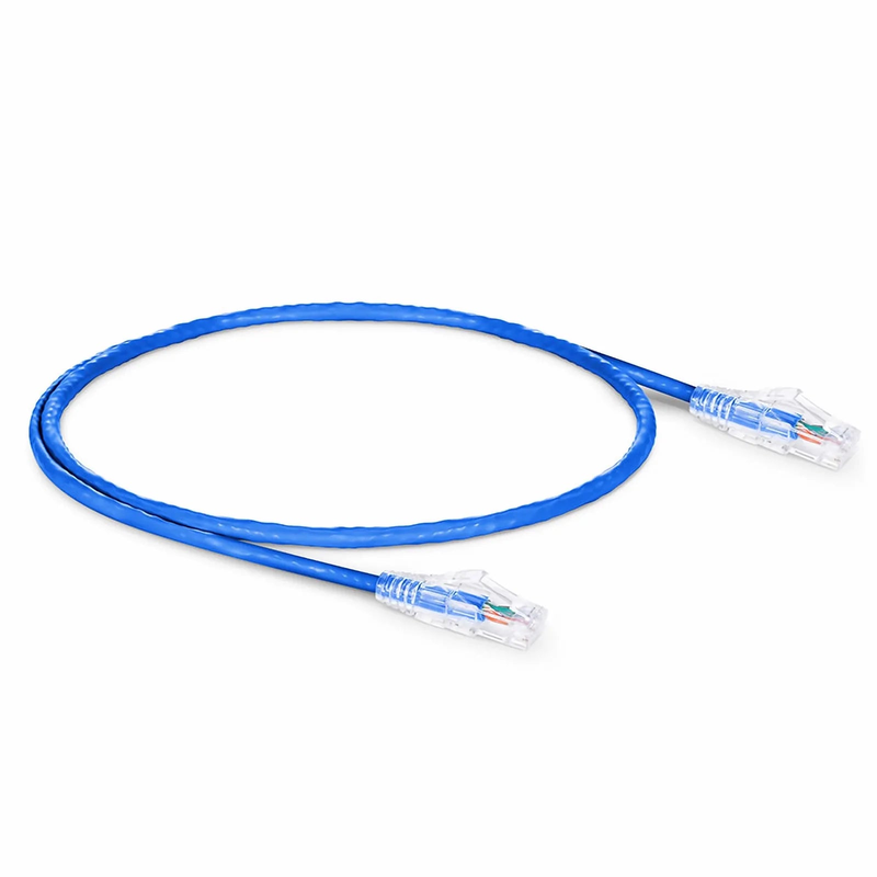 SFPS 1ft (0.3m) Cat6 24AWG Snagless Unshielded (U/UTP) LSZH Ethernet Network Patch Cable, Blue
