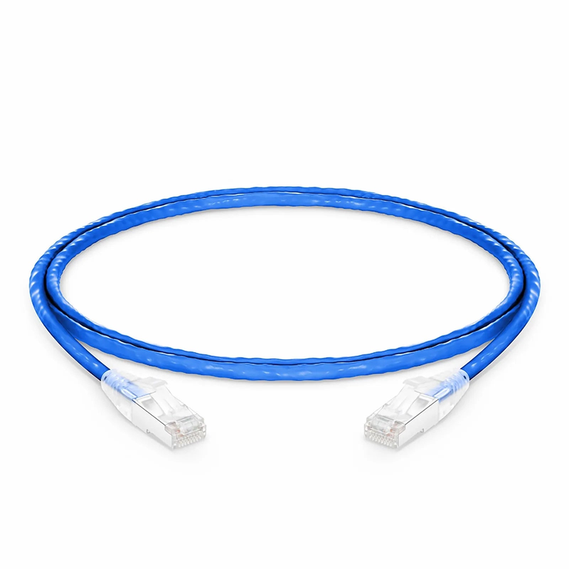 SFPS 4ft (1.2m) Cat6a 26AWG Snagless Shielded (S/FTP) CM/LSZH Ethernet Network Patch Cable, Blue