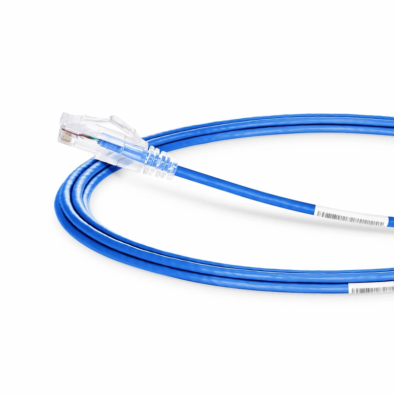 SFPS 16ft (4.9m) Cat6 28AWG Snagless Unshielded (U/UTP) CM/LSZH Small Diameter High-Flex Ethernet Network Patch Cable, Blue