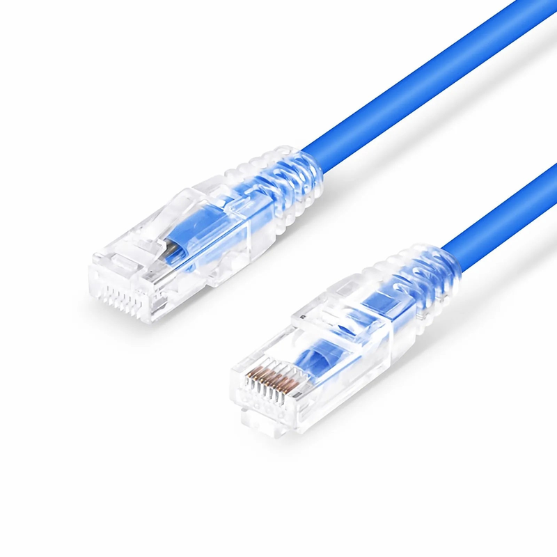 SFPS 3ft (0.9m) Cat6a 24AWG Snagless Unshielded (U/UTP) LSZH Ethernet Network Patch Cable, Blue