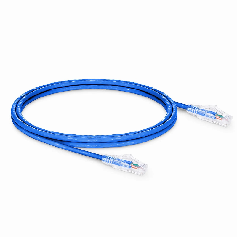 SFPS 7ft (2.1m) Cat6 Snagless Unshielded (U/UTP) PVC CM Ethernet Network Patch Cable, Blue, (24pcs/pack)