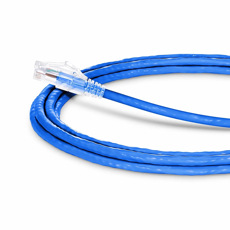 SFPS 10ft (3m) Cat6 Snagless Unshielded (U/UTP) PVC CM Ethernet Network Patch Cable, Blue, (24pcs/pack)