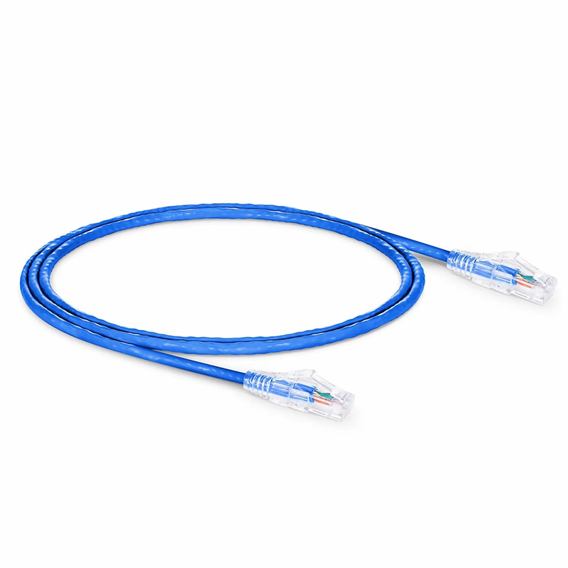 SFPS 3ft (0.9m) Cat6 Snagless Unshielded (U/UTP) PVC CM Ethernet Network Patch Cable, Blue, (24pcs/pack)