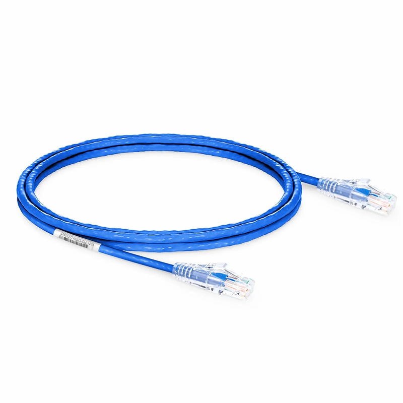 SFPS 8ft (2.4m) Cat6 24AWG Snagless Unshielded (U/UTP) PVC CM Ethernet Network Patch Cable, Blue, (10pcs/pack)