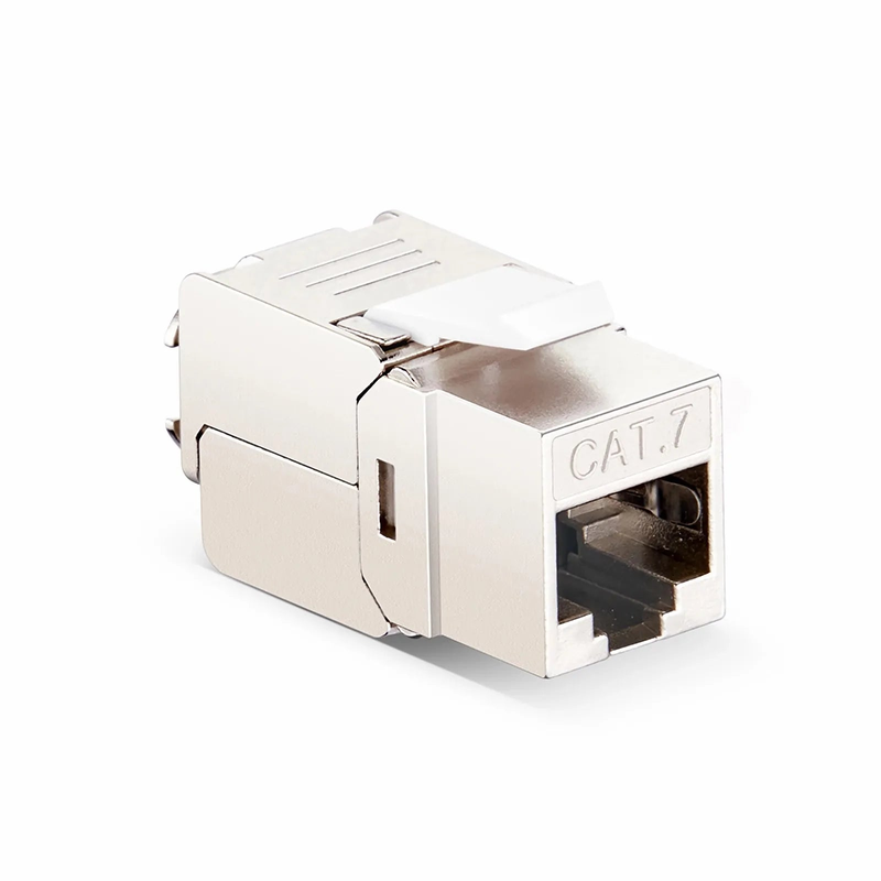 SFPS Cat7 RJ45 (8P8C) Shielded Toolless Keystone Jack Module (12Pcs/Pack)