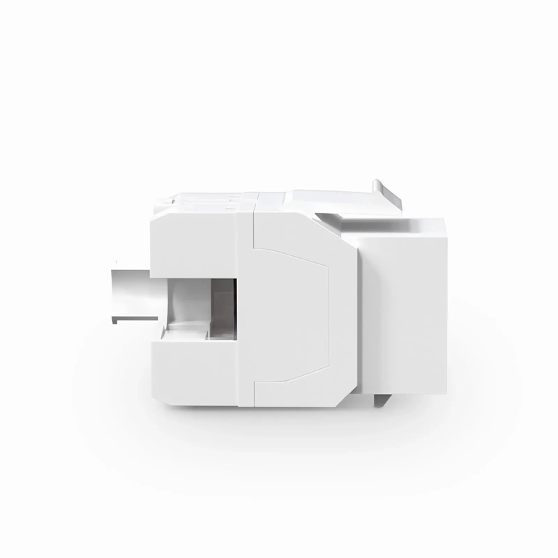 SFPS Cat6 RJ45 (8P8C) Unshielded Punch Down Keystone Jack Module, White (10 pcs/Pack)