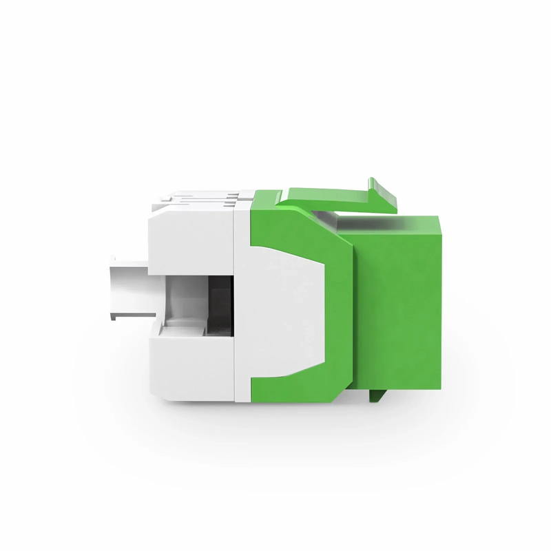 SFPS Cat6 RJ45 (8P8C) Unshielded Punch Down Keystone Jack Module, Green (10 pcs/Pack)
