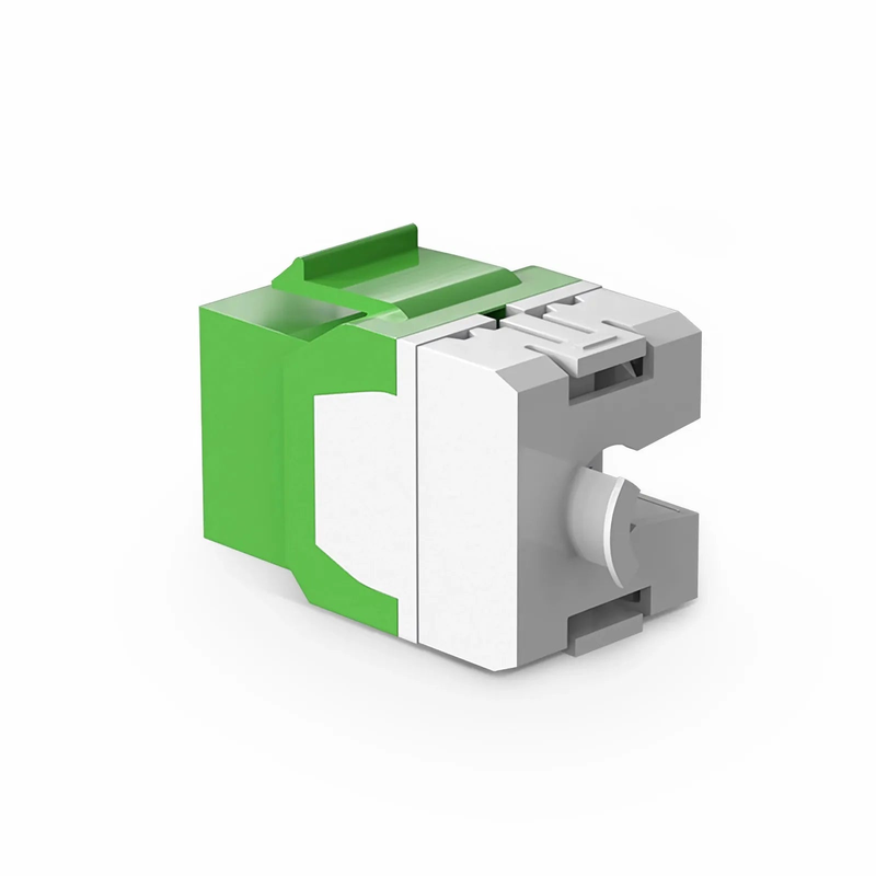 SFPS Cat6 RJ45 (8P8C) Unshielded Punch Down Keystone Jack Module, Green (10 pcs/Pack)