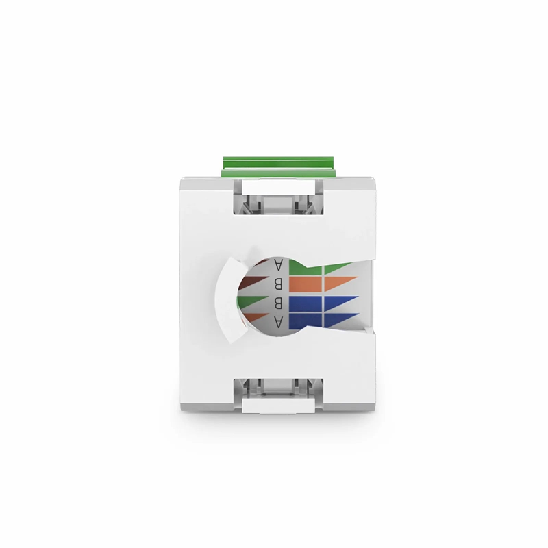 SFPS Cat6 RJ45 (8P8C) Unshielded Punch Down Keystone Jack Module, Green (10 pcs/Pack)