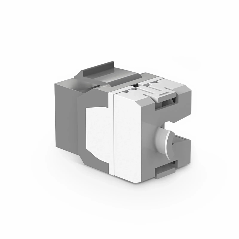SFPS Cat6 RJ45 (8P8C) Unshielded Punch Down Keystone Jack Module, Gray (10 pcs/Pack)