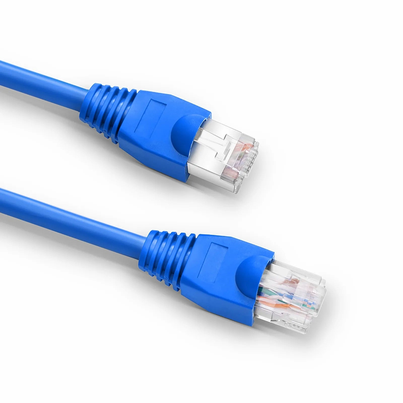 SFPS Cat5e/Cat6 RJ45 Strain Relief Boots, 5.5mm OD for Cat5e UTP 24AWG, Cat5e & Cat6 F/UTP 26AWG Ethernet Network Cable, Blue, 50PCS/Pack