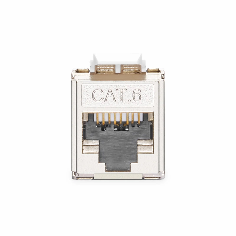 SFPS Mini Cat6 RJ45 (8P8C) Shielded Toolless Keystone Jack