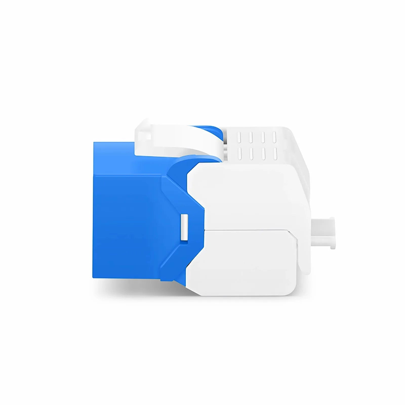 SFPS Cat6 RJ45 (8P8C) Unshielded Toolless Keystone Jack Module, Blue (10 pcs/Pack)