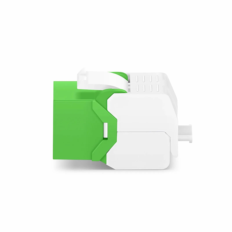 SFPS Cat6 RJ45 (8P8C) Unshielded Toolless Keystone Jack Module, Green (10 pcs/Pack)