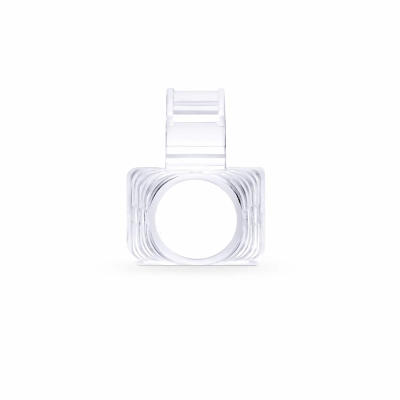 SFPS Cat6 RJ45 Strain Relief Boots, 6.0-6.5mm OD for Cat6 UTP 23~24AWG, F/UTP 26AWG Ethernet Network Cable, Transparent, 50PCS/Pack