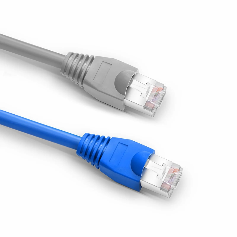 SFPS Cat5e RJ45 Strain Relief Boots, 6.5mm OD for Cat5e F/UTP 24AWG Ethernet Network Cable, Blue, 50PCS/Pack