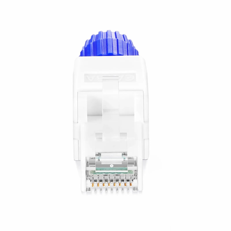 SFPS Cat5e/Cat6/Cat6a RJ45 Tool-Free Modular Plugs, Unshielded Network Connectors for 23~26AWG Twisted Pair Solid or Stranded Cable (10/Pack)