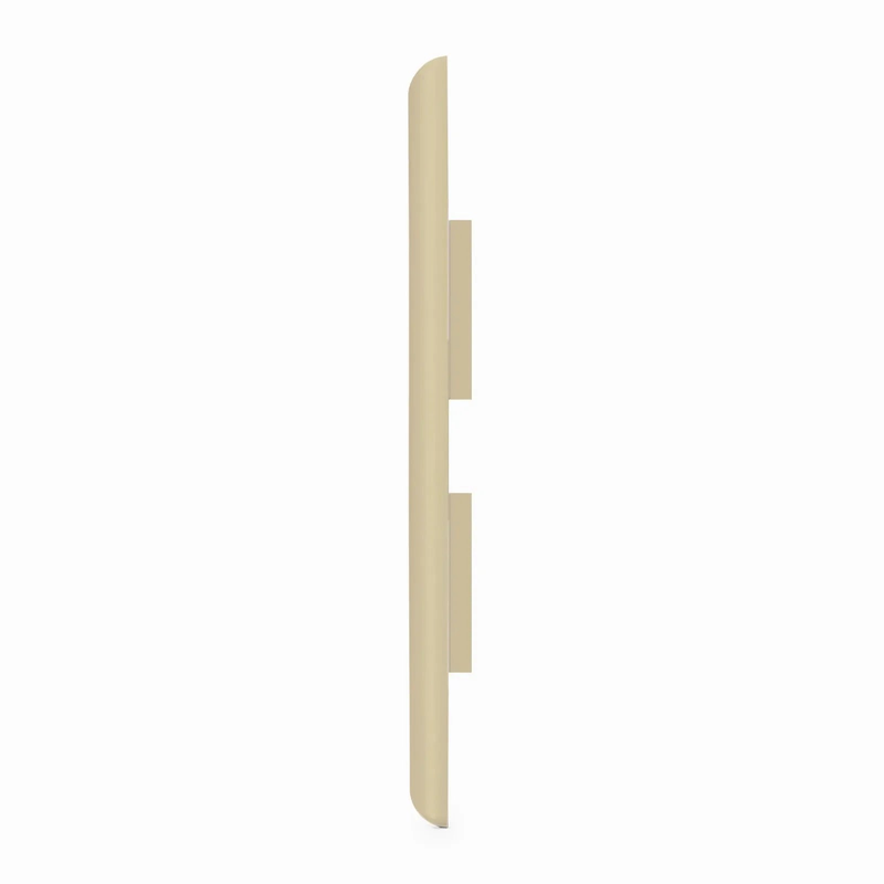 SFPS SyncEase Single Gang Four Port Keystone Faceplate, Label Pockets, Ivory