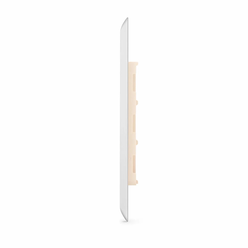 SFPS SyncEase Stainless Steel Two Port Keystone Single Gang Wall Plate
