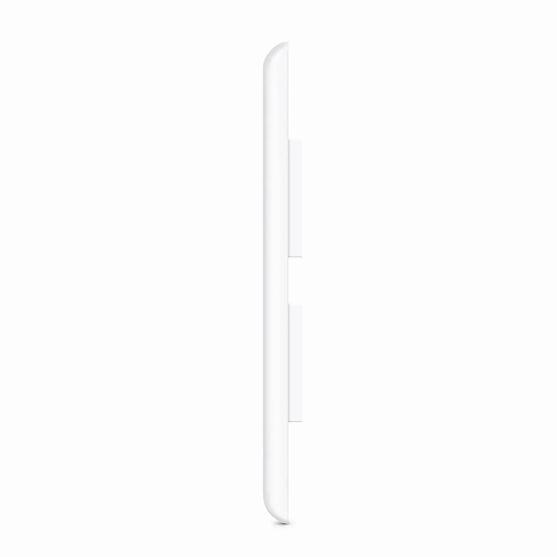 SFPS Single Gang Keystone Faceplate, Computer and Telephone Identification Icons, 2 Ports, White, 4.49'' x 2.76''