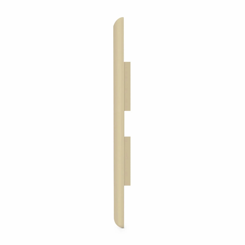 SFPS SyncEase Single Gang Two Port Keystone Faceplate, Label Pockets, Ivory