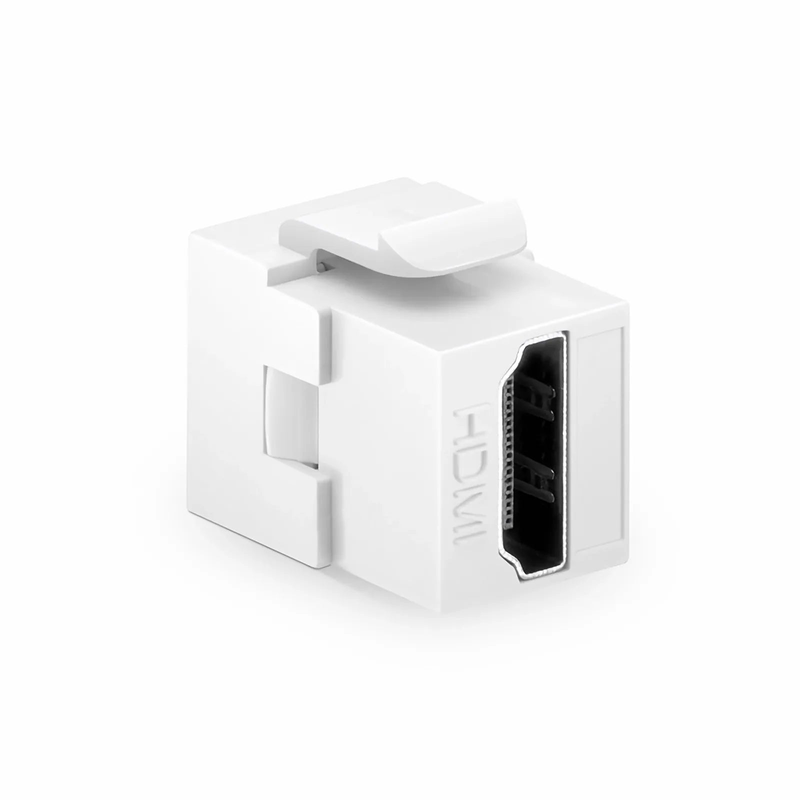 SFPS HDMI Feedthrough SyncEase Connector, White Housing