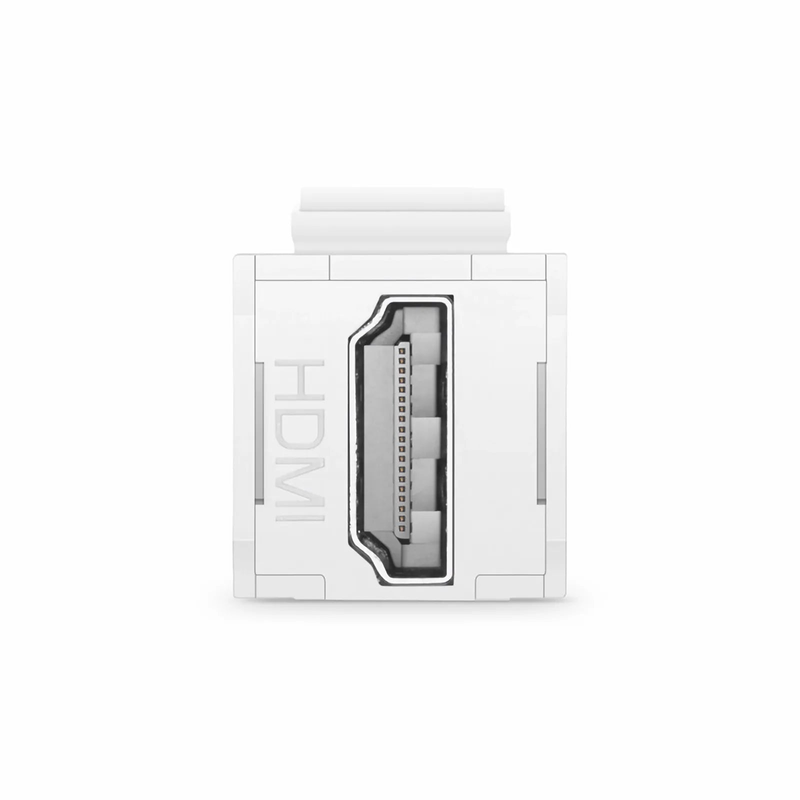 SFPS HDMI Feedthrough SyncEase Connector, White Housing