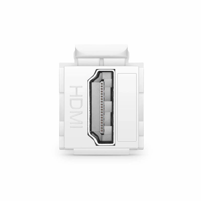 SFPS HDMI Feedthrough SyncEase Connector, White Housing