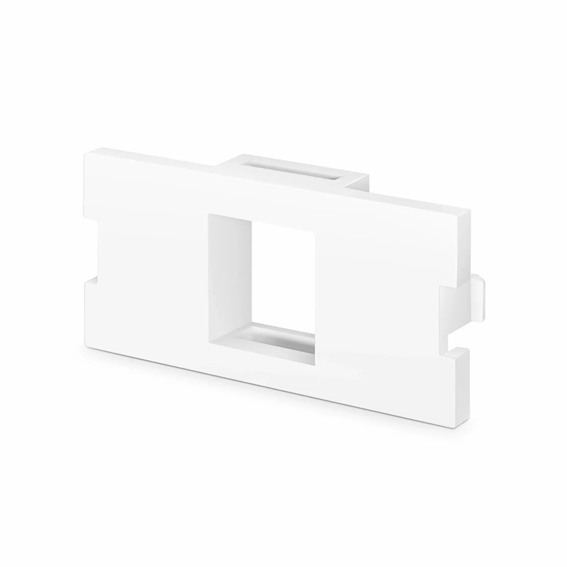 SFPS 1-Port MOS Adapter, 1 Unit High, White