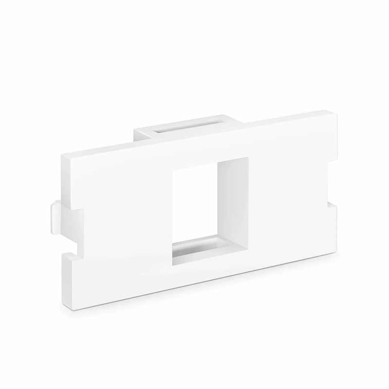 SFPS 1-Port MOS Adapter, 1 Unit High, White
