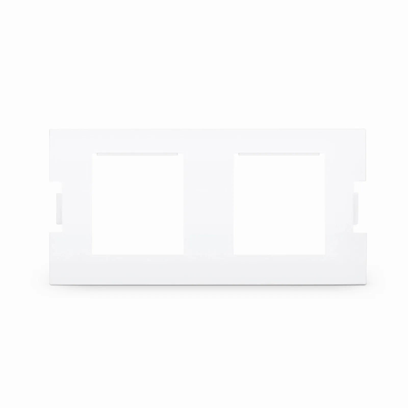 SFPS 2-Port MOS Adapter, 1 Unit High, White