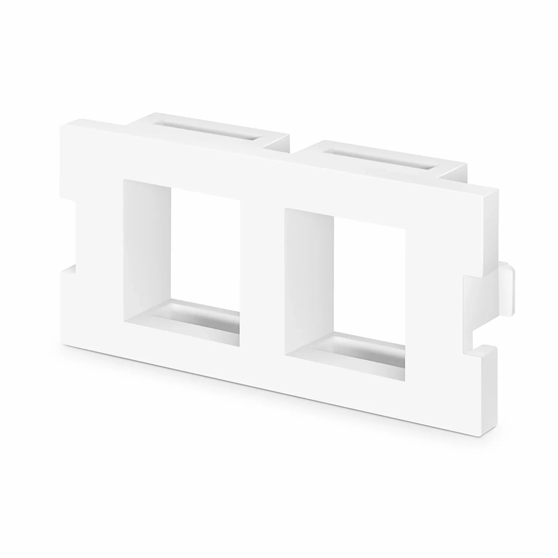 SFPS 2-Port MOS Adapter, 1 Unit High, White