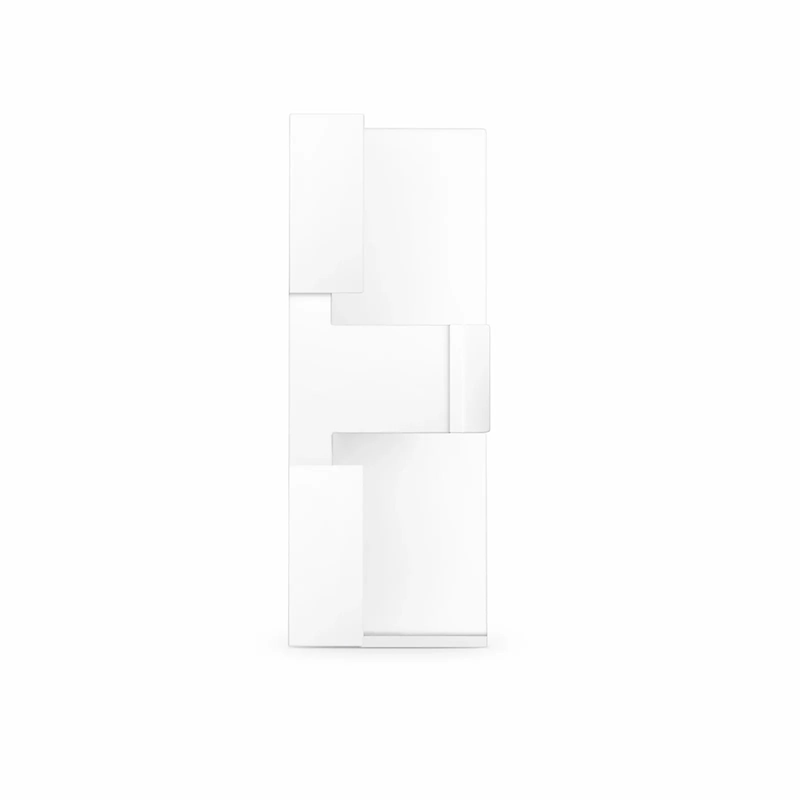 SFPS 2-Port MOS Adapter, 1 Unit High, White