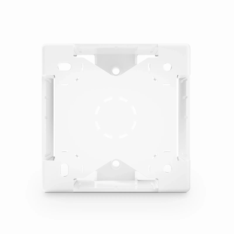 SFPS French-style Single Gang Back Box, White, 3.38" x 3.38"