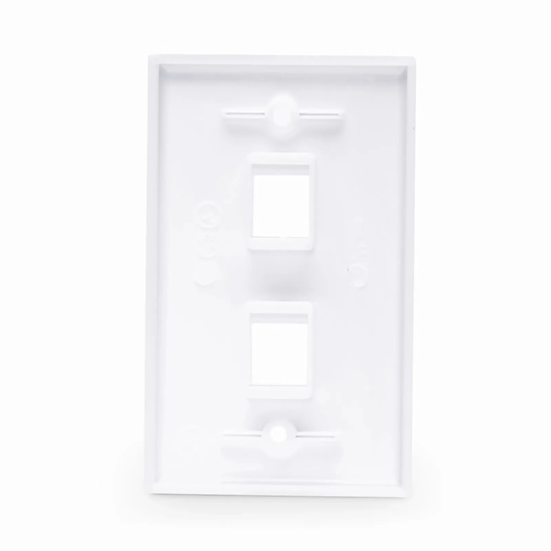SFPS Two Ports Keystone Single Gang Wall Plate