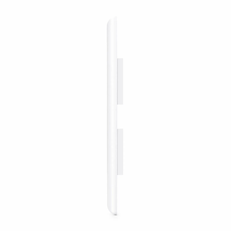 SFPS Single Gang Keystone Faceplate, Label Pockets, 2 Ports, White, 4.49'' x 2.76''