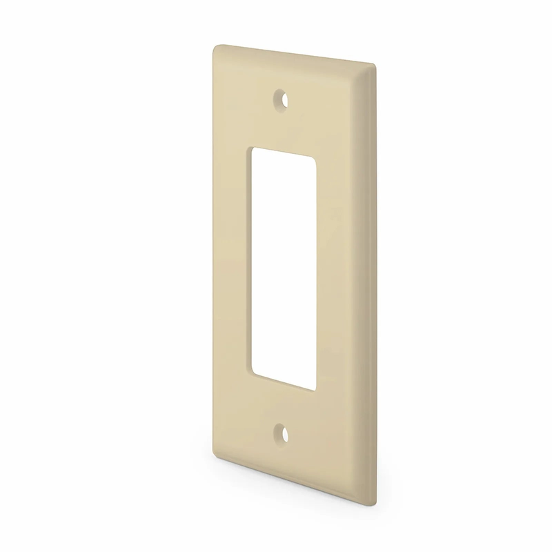 SFPS Single Gang FFSystem Screwless Faceplate Frame, White, 4.87"x2.95"